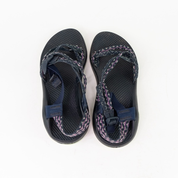 Chaco ZX2 Classic Strappy Water Shoes Sandals York Eclipse Purple Navy Womens 8 - Picture 4 of 12